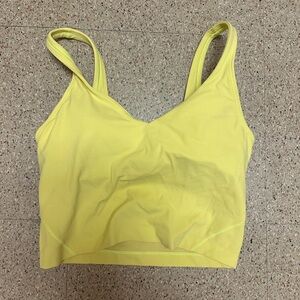 Neon Yellow Lululemon align tank top size 6